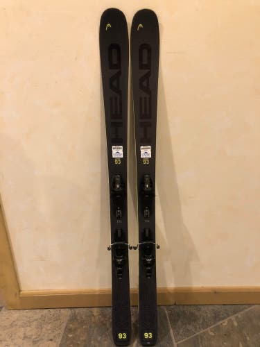 2024 Head Kore 93 Skis With Tyrolia Prd 12 Bindings 177cm