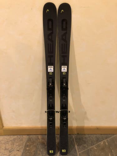 2024 Head Kore 93 Skis With Tyrolia Prd 12 Bindings 163cm