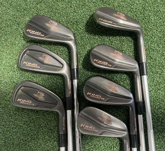 Cobra King Forged CB/MB Combo Set 4-PW KBS Tour 90 Stiff Flex Right Handed READ
