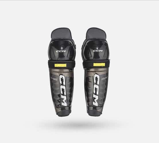 New CCM Senior TACKS AS 580 SHIN Hockey Shin Guards 15" 11860-CCMSGAS580SR15
