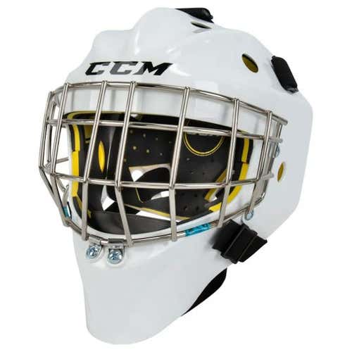 New Ccm Axis A1.5 Goalie Mask Youth White