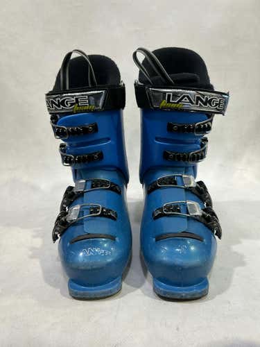 Used Lange Team 9 Jr Ski Boots 225 Mp - J04.5 - W5.5 Boys' Downhill Ski Boots