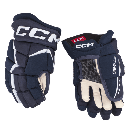 New Ccm Jetspeed Ft680 Gloves Navy 15"