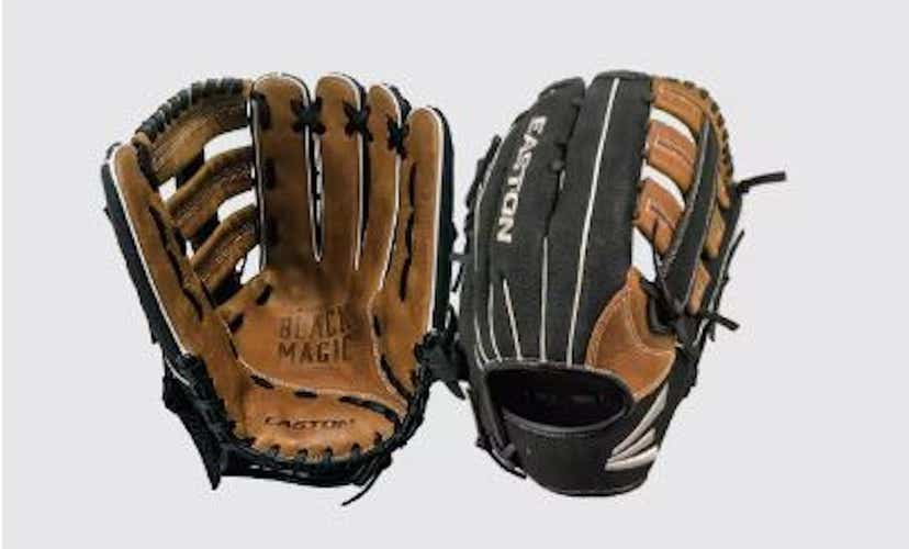 New Easton Black Magic Fielders Gloves 14" Lht