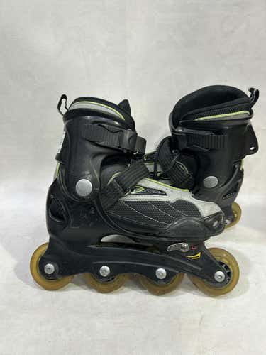 Used Rollerblade Apex Adjustable 4-7 Adjustable Inline Skates - Rec And Fitness