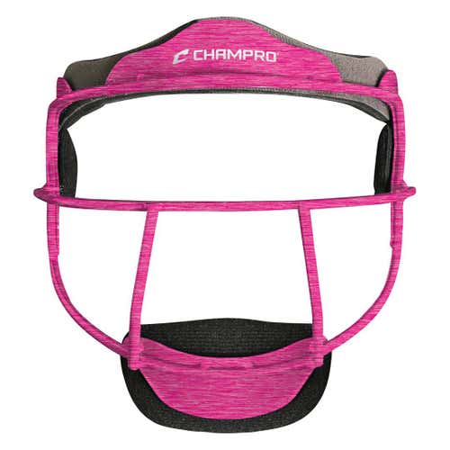 New Champro The Grill Defensive Fielder's Mask Heather Hot Pink