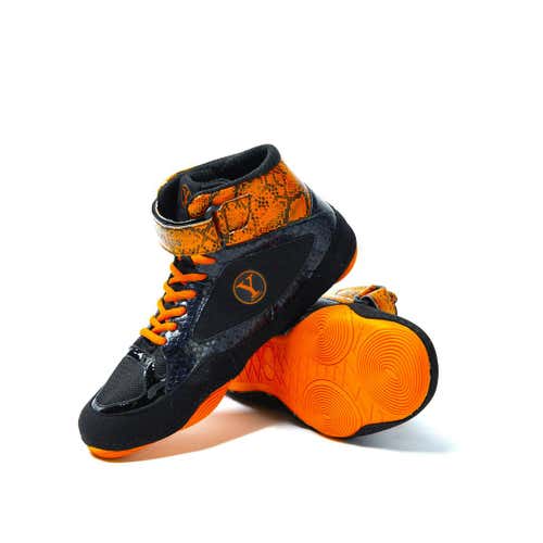 New Yes! Beast Wrestling Shoes Orange Size 13y