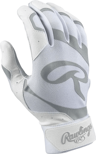 New Rawlings Adult 5150 Ii Batting Gloves White Xl