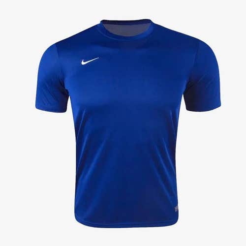 Nike Youth Unisex Tiempo II 646399 Size Large Royal Blue Soccer Jersey NWT $19