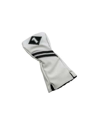 New Vintage Driver Headcover White