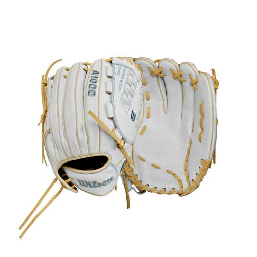 New Wilson A1000 V125 24 Fastpitch Fielders Glove Right Hand Throw 11.25"