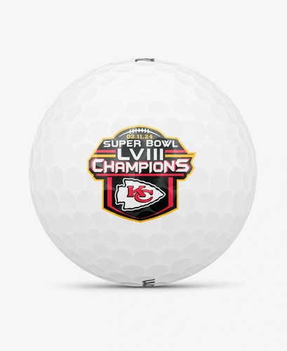 New Wilson Kc Chiefs Super Bowl Lviii Duo Soft Golf Ball 12pk