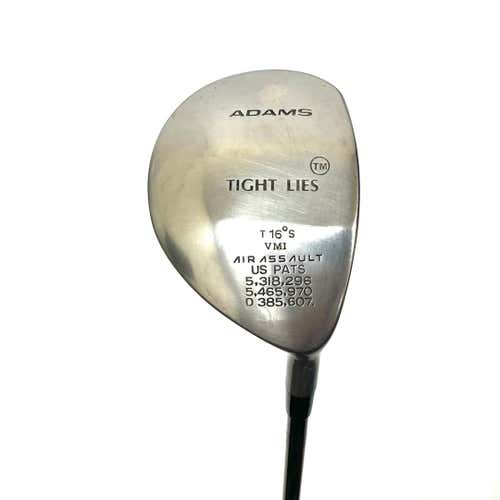 Used Adams Golf Tight Lies Men's Right 3 Wood Stiff Flex Graphite Shaft
