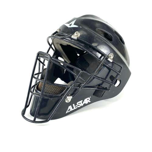 Used All-star Mvp2310-1 Catcher's Helmet With Mask Youth