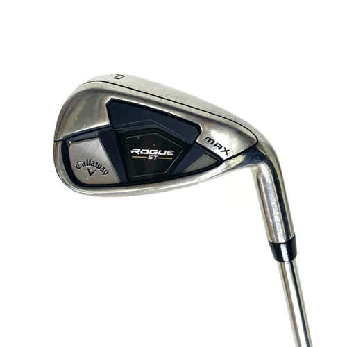 Used Callaway Rogue St Max Men's Right Pitching Wedge Stiff Flex Steel Shaft