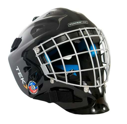 New V3.0 Goal Helmet Sr Lg Blk