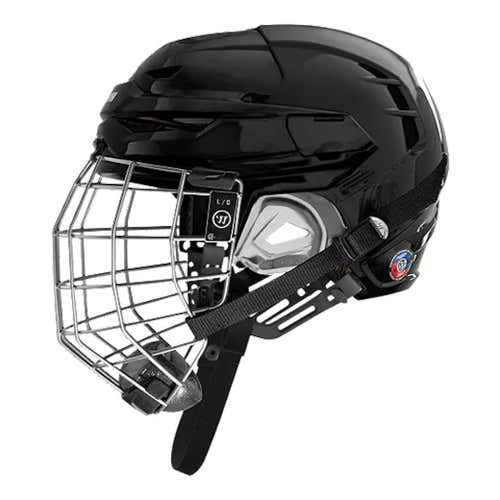 New Warrior Cf 100 Helmet Combo - Black Large