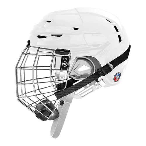 New Warrior Cf 100 Helmet Combo - White Large