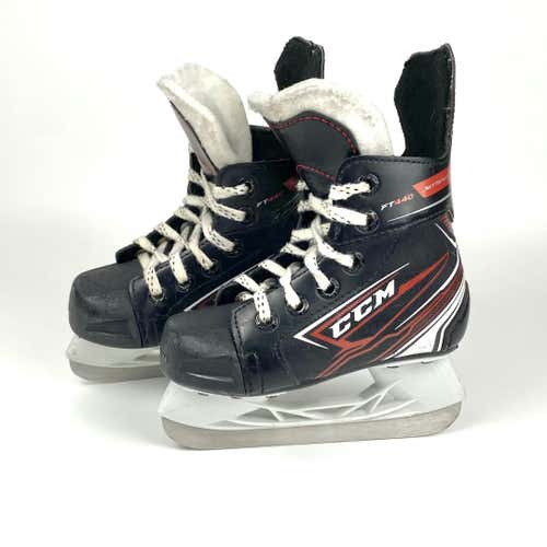 Used Ccm Jetspeed Ft440 Ice Hockey Skates Youth 09.0