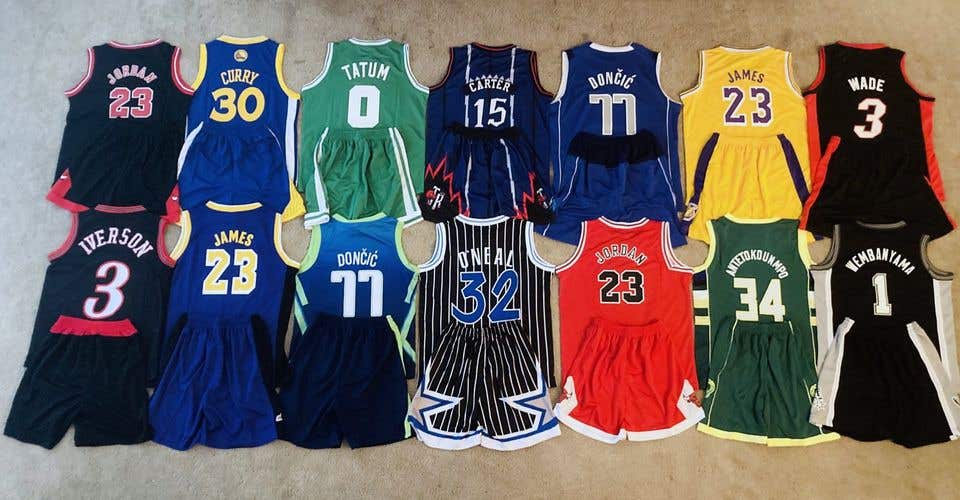 Jersey & Shorts - Jordan & Wemby -Size 3T