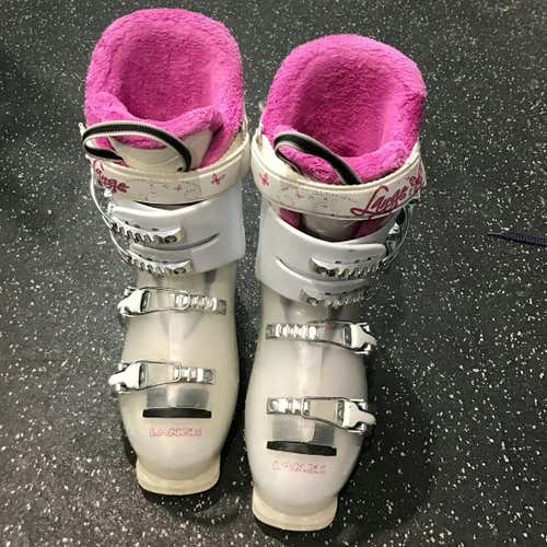 Used Lange Starlett 60 245 Mp - M06.5 - W07.5 Girls' Downhill Ski Boots