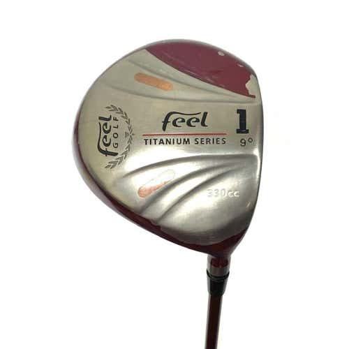 Used Feel Golf Titanium Series Men's Right 9.0 Degree Driver Regular Flex Graphite Shaft