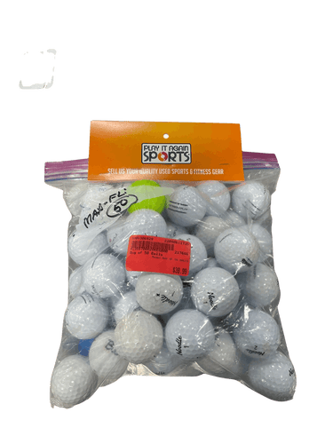 Used Bag Of 50 Max-fli Balls Golf Accessories