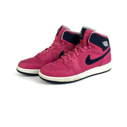 Used Nike Air Jordan 1 Retro Vivid Pink Basketball Shoes Junior 6.5
