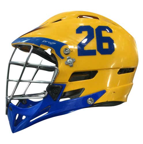Used Cascade Pro 7 Md Lacrosse Helmets