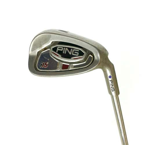 Used Ping I15 Blue Dot Men's Right Pitching Wedge Stiff Flex Steel Shaft