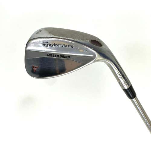 Used Taylormade Milled Grind Hb-13 Men's Right 56 Degree Wedge Stiff Flex Steel Shaft