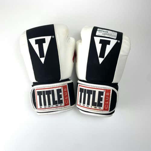 Used Title Boxing Gel Boxing Gloves Md 14 Oz