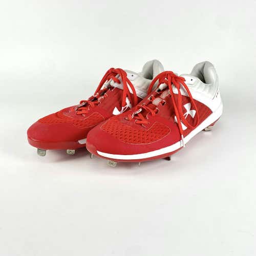 Used Under Armour Yard Low Metal Baseball And Softball Cleats Men's 12
