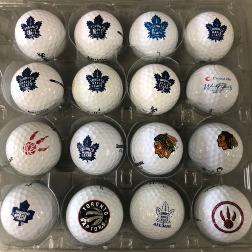 Logo golf ball (Leafs & Raptors)