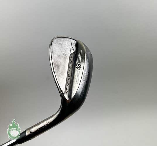 Used Titleist Vokey SM8 Chrome S Grind Wedge 60*-10 Wedge Flex Steel Golf Club