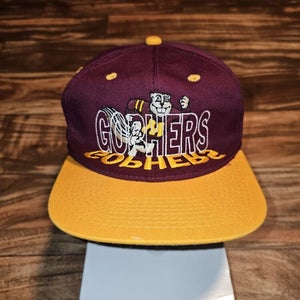 Vintage Minnesota Gophers NCAA College Sports #1 Apparel Hat Cap Vtg Snapback