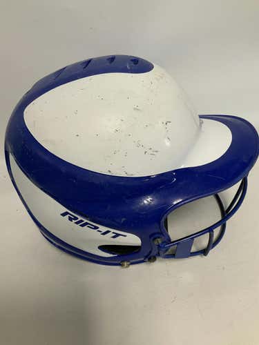 Used Rip-it White Blue Sm Baseball And Softball Helmets