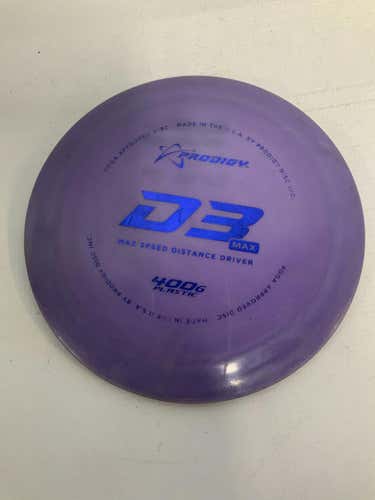Used Prodigy Disc D3 Max 400g Disc Golf Drivers