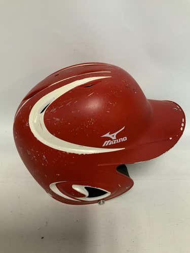 Used Mizuno Red Mizuno Md Baseball And Softball Helmets