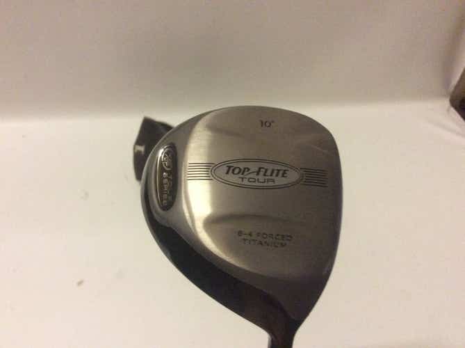 Used Top Flite Tour 6-4 Forged 10.0 Degree Graphite Senior Golf Drivers
