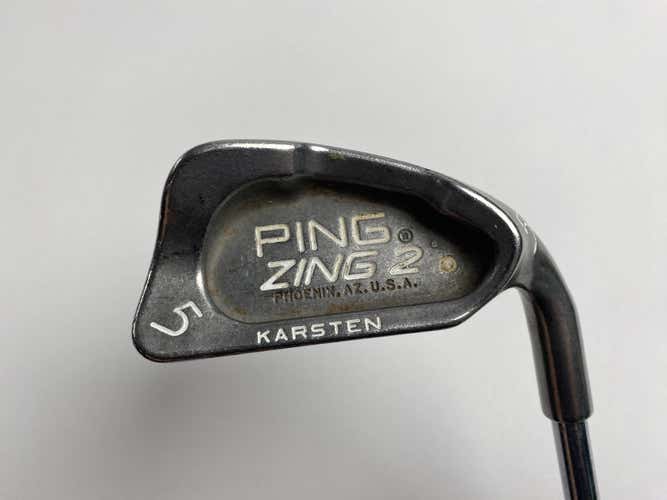 Ping Zing 2 Single 5 Iron White Dot 3* Up Karsten JZ Stiff RH Oversize Grip