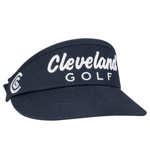 NEW Cleveland Golf Performance Tour Visor Navy Adjustable Visor/Hat/Cap