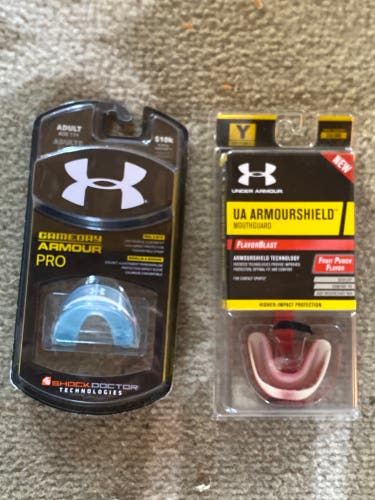Blue Under Armour Pro mouthguard