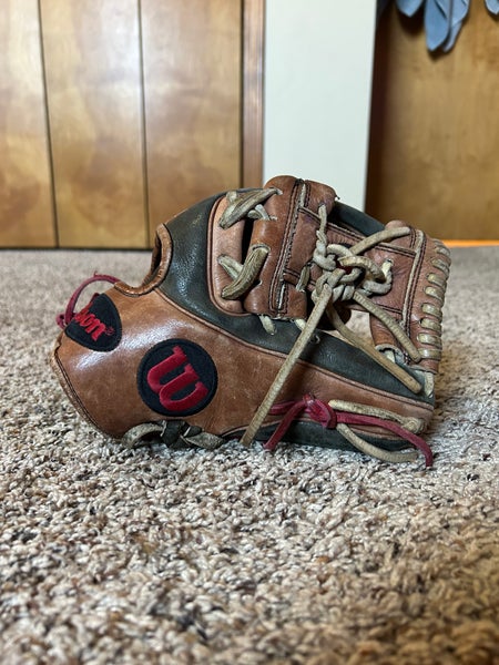 Used Wilson A2K 11.5” DP15 Pro Stock Infielder’s Glove