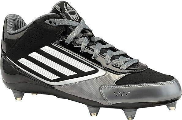 Adidas G59921 Lightning D Men's Football Cleats Black White Titanium US Size 9