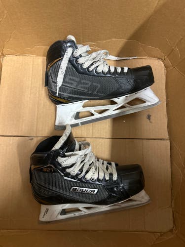 Used Senior Bauer Regular Width 8 Supreme S27 Hockey Goalie Skates