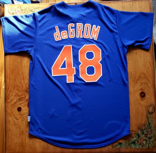 New York Mets Practice Jersey, Customized with Jacob Degrom