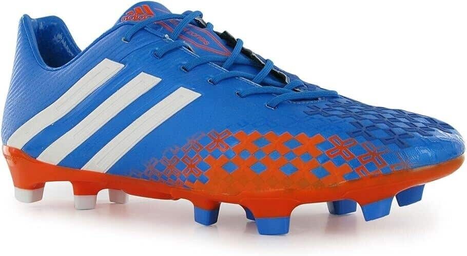 Adidas Predator LZ TRX FG Soccer Cleat Shoes Colors Blue White Orange US Size 9