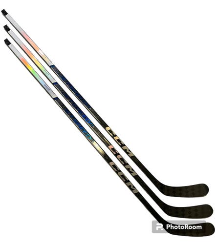 New Senior CCM Jetspeed FT6 Pro Left Hand Hockey Stick P90TM Pro Stock 3 pack