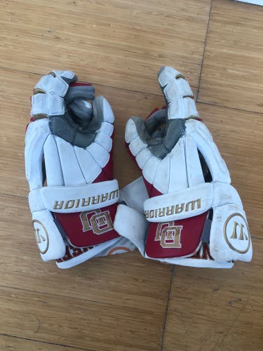 Custom Denver University Used Burn Pro Lacrosse Gloves